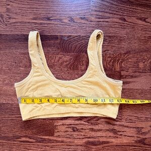 ARQ WIDE STRAP BRA, Buttercup - Large